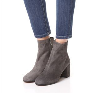 Vince Blakely booties size 7.5 gray $395 retail